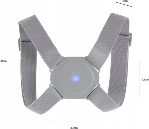 KOREKTOR ORTOPEDYCZNY WAD POSTAWY PROSTE PLECY USB O344 PAJĄCZEK 11