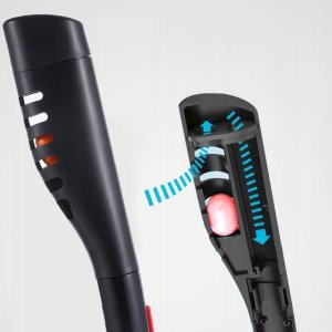 MASKA DO SNORKELINGU Z DWOMA FAJKAMI SM-14 L/XL CZARNO-NIEBIESKA 9