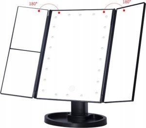 LUSTERKO KOSMETYCZNE PODŚWIETLANE SKŁADANE XR-002 3