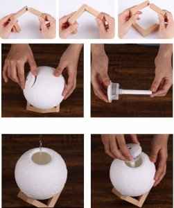 Dyfuzor zapachowy Logit DYFUZOR ZAPACHÓW NAWILŻACZ KSIĘŻYC HD-1909A 15