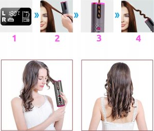 LOKÓWKA DO WŁOSÓW AUTOMATYCZNA 008 SZARO-FIOLETOWA 9