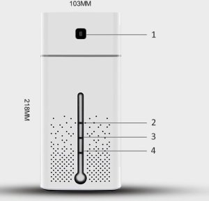 Nawilżacz powietrza Logit KS-600 Biały 14