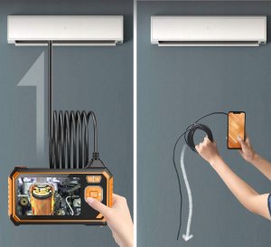 ENDOSKOP Z EKRANEM LCD POMARAŃCZOWY W900 3