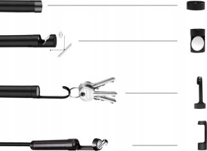ENDOSKOP Z EKRANEM LCD POMARAŃCZOWY W900 6