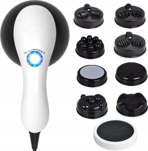 MASAŻER WYSZCZUPLAJĄCY 8 NASADEK POKRĘTŁO PL-655 2