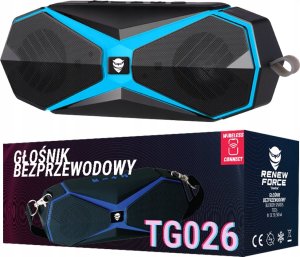 GŁOŚNIK BLUETOOTH NIEBIESKI X TG026 1