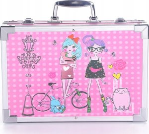 ZESTAW ARTYSTYCZNY RÓŻOWA WALIZKA GIRLS BASQUIAT145 3