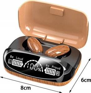 SŁUCHAWKI BEZPRZEWODOWE BT DREWNO LX-Y8 9