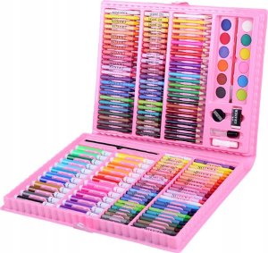 ZESTAW ARTYSTYCZNY W WALIZCE 168el RÓŻOWY KIDDO-02 12
