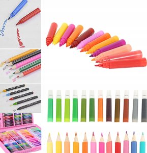 ZESTAW ARTYSTYCZNY W WALIZCE 168el RÓŻOWY KIDDO-02 6