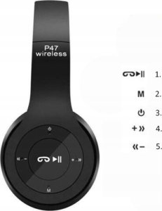 SŁUCHAWKI BLUETOOTH MULTI-BASIC P47 BIAŁE 6