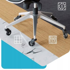 KÓŁKA DO FOTELA KAUCZUKOWE 5 SZTUK C-33 przezroczyste 3