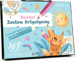 ZESTAW ARTYSTYCZNY W WALIZCE 168el CZARNY KIDDO-02 10
