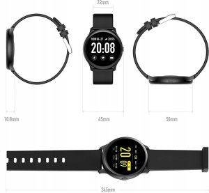 SMARTWATCH CZARNY KW19 MEN 11