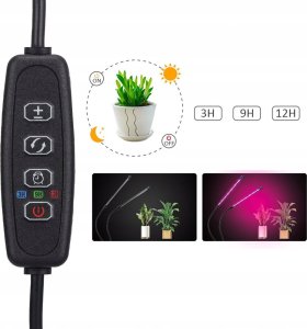 LAMPA DO ROŚLIN 3 GŁOWY SLIM 3 HEAD GROW LIGHT 6
