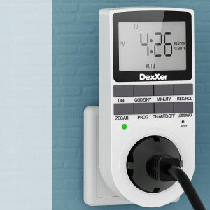 Elcan PROGRAMATOR CZASOWY WŁĄCZNIK WYŁĄCZNIK TIMER LCD 4