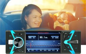 RADIO SAMOCHODOWE PODŚWIETLANE Z WYŚWIETLACZEM HE-6608 3