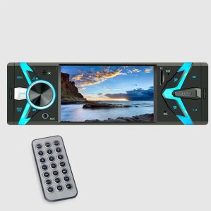 RADIO SAMOCHODOWE PODŚWIETLANE Z WYŚWIETLACZEM HE-6608 7