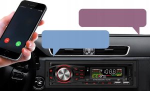 RADIO SAMOCHODOWE PODŚWIETLANE 2 HE-6609 5