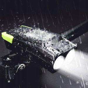 LICZNIK ROWEROWY Z LAMPKĄ + LAMPKA TYLNA BK-1718B 5