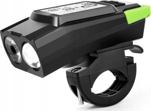 LICZNIK ROWEROWY Z LAMPKĄ + LAMPKA TYLNA BK-1718B 8