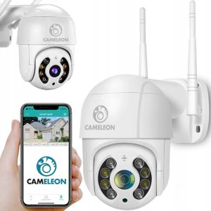 KAMERA ZEWNĘTRZNA BIAŁA 8MPX CAMELEON ABQ-A8 1
