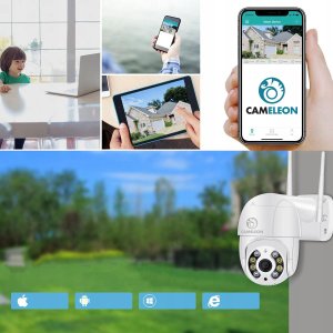 KAMERA ZEWNĘTRZNA BIAŁA 8MPX CAMELEON ABQ-A8 4