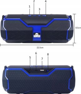 GŁOŚNIK BLUETOOTH TUBA TG027 12