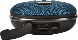 GŁOŚNIK BLUETOOTH MAŁY OKRĄGŁY TG112 NIEBIESKI 15