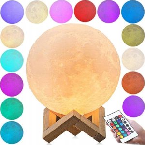 LAMPKA RGB KSIĘŻYC 3D AT-800 1