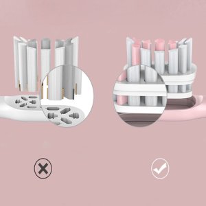 KOŃCÓWKI DO SZCZOTECZKI OCLEAN 8 SZTUK RTB-8 RÓŻOWE 3