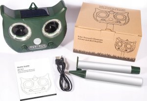 ULTRADŹWIĘKOWY ODSTRASZACZ SOLARNY SOWA BR-901 5