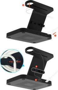 5 w 1 BEZPRZEWODOWA STACJA ŁADUJĄCA ZHX-WA16 6