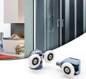 ROLKI DO KABINY PRYSZNICOWEJ 8szt. ZK-01 5