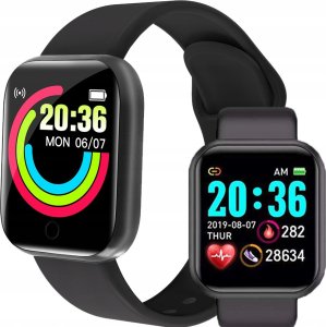SMART WATCH SQUARE D13 RÓŻOWY 1