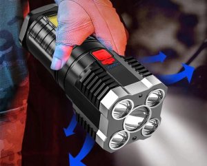 LATARKA PIĘCIORDZENIOWA LED U518 3