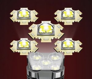 LATARKA PIĘCIORDZENIOWA LED U518 7