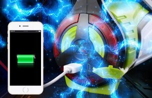 LATARKA Z POWERBANKIEM ZIELONA WT-01 12