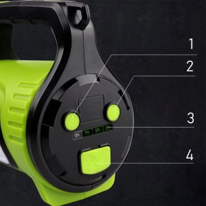 LATARKA Z POWERBANKIEM ZIELONA WT-01 13