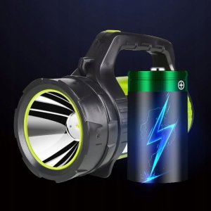 LATARKA Z POWERBANKIEM ZIELONA WT-01 15