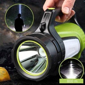 LATARKA Z POWERBANKIEM ZIELONA WT-01 6