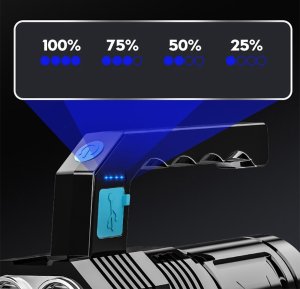 LATARKA LED Z AKUMULATOREM SK68 3