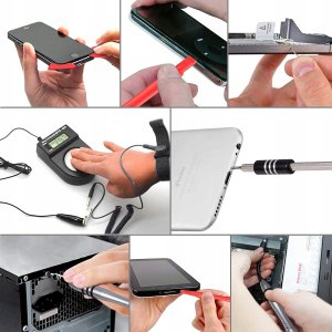 ZESTAW NARZĘDZI PRECYZYJNYCH Z BITAMI BSA-115 czerwony 4