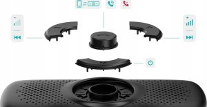 SAMOCHODOWY ZESTAW GŁOŚNOMÓWIĄCY MAGNETYCZNY V10 6