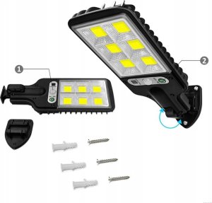 LAMPA SOLARNA KWADRATOWE LEDY KXK-010 8