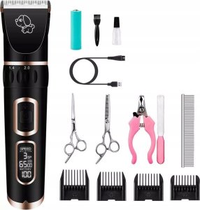 MASZYNKA DO STRZYŻENIA PSÓW Z LCD B49 10