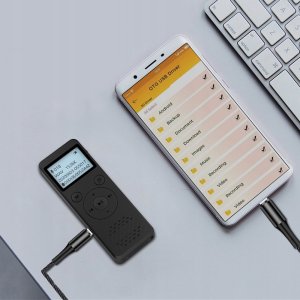 Dyktafon PERRY ELECTRIC DYKTAFON CYFROWY Z WYŚWIETLACZEM LCD Q3 10