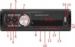 Radio samochodowe Concept Solution RADIO SAMOCHODOWE XBASS 7021X 8