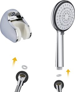 Słuchawka prysznicowa Grohe 1-funkcyjna chrom (5905370203929) 6
