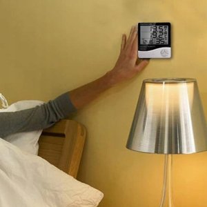 STACJA POGODY TERMOMETR HIGROMETR PŁASKA Z SONDĄ NK5253 5